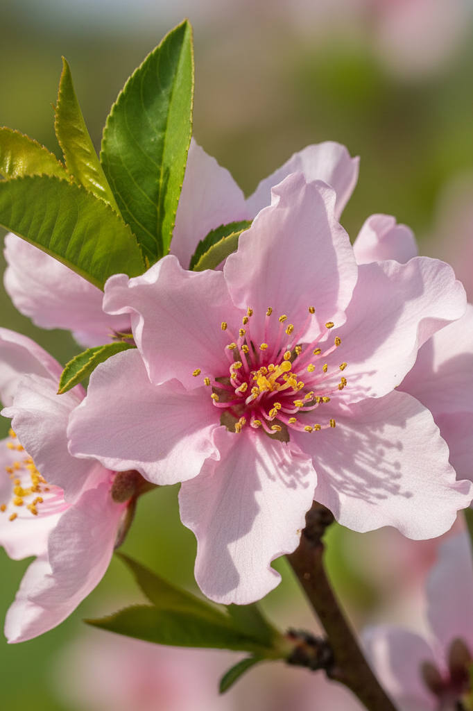Sunmist Nectarine (Prunus persica var. nucipersica)