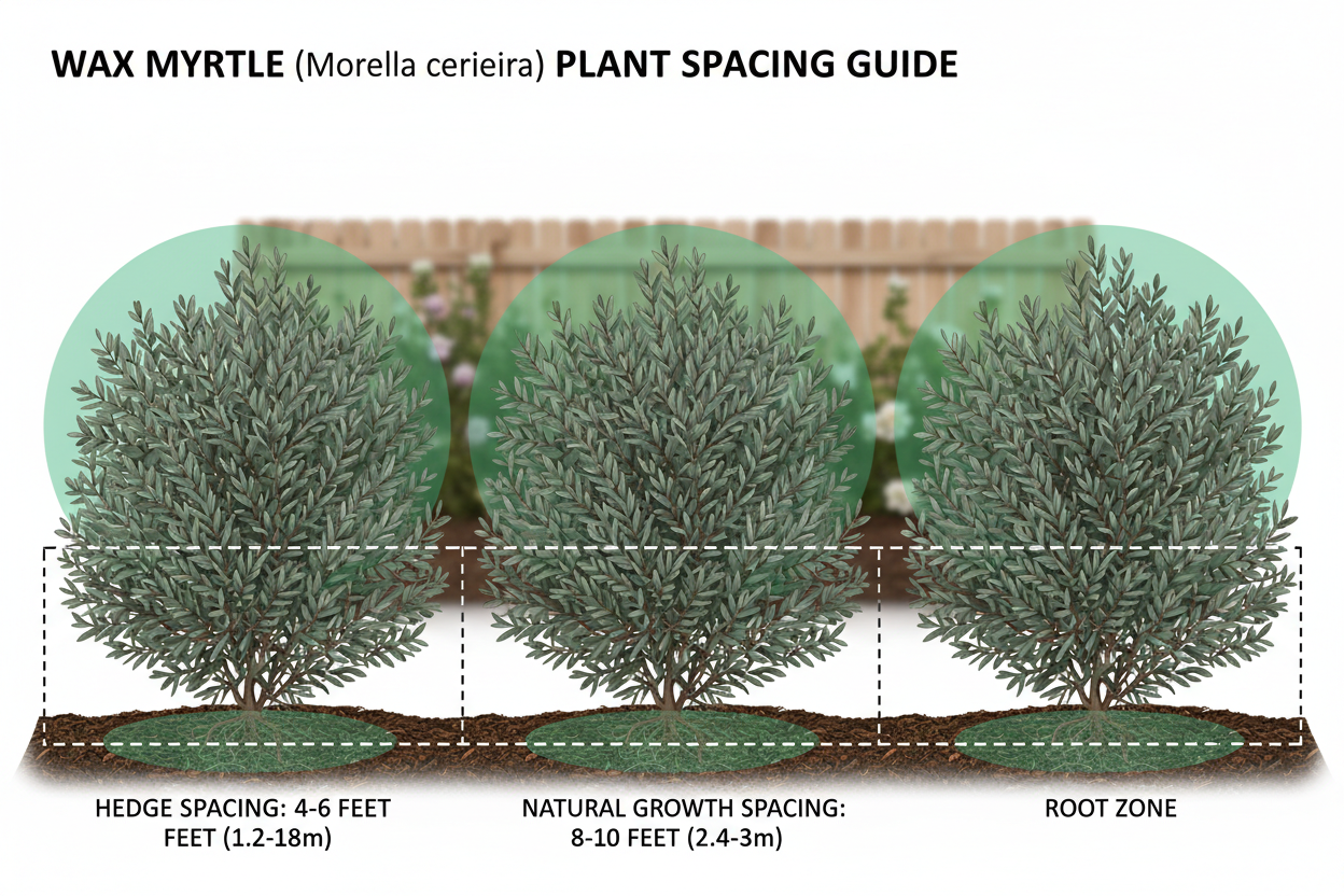 Wax Myrtle (Morella cerifera)