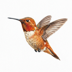 Collection image for: Rufous Hummingbird - Selasphorus rufus