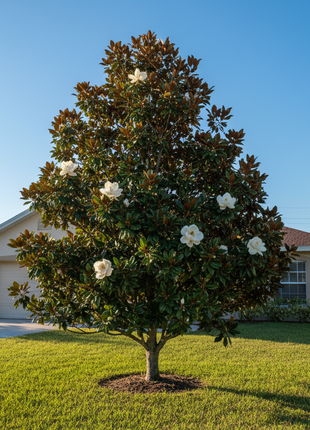 Bracken Brown Magnolia (Magnolia grandiflora ‘Bracken’s Brown Beauty’)