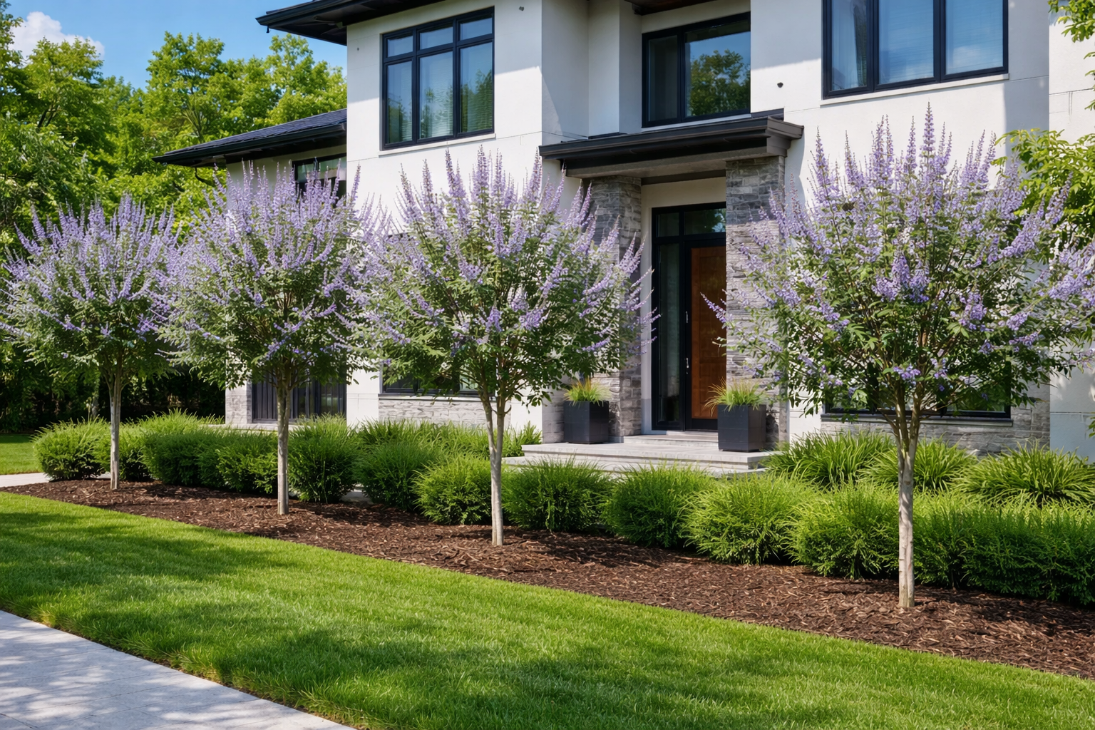 Vitex tree vitex agnus castus topiary flowing well tree farm