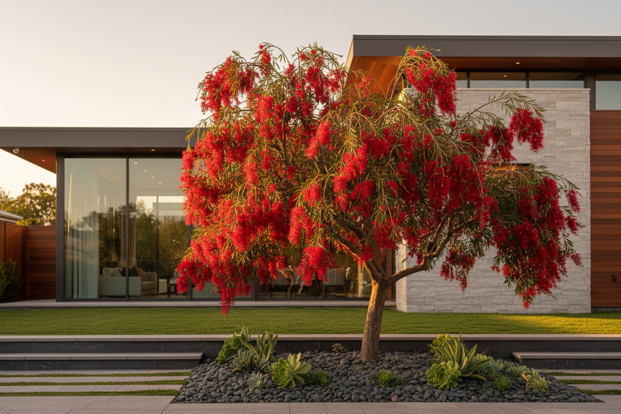 Weeping Bottlebrush Tree (Callistemon Viminalis weeping)