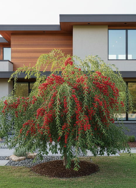 Weeping Yaupon Holly (Ilex vomitoria 'Pendula')