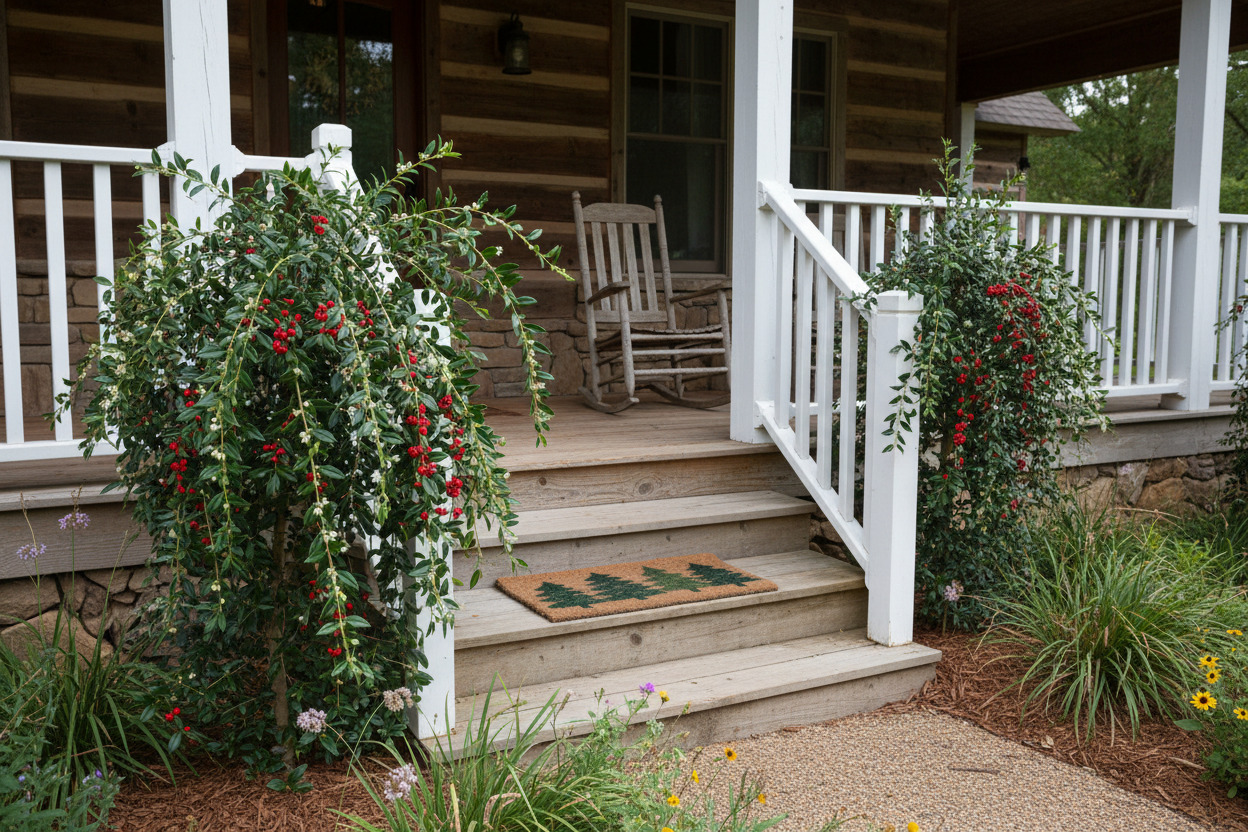 Weeping Yaupon Holly (Ilex vomitoria 'Pendula')