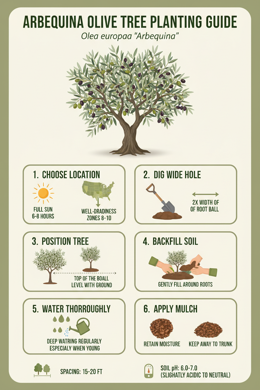Arbequina Olive Tree (Olea europaea 'Arbequina')