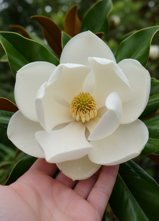 Bracken Brown Magnolia (Magnolia grandiflora ‘Bracken’s Brown Beauty’)