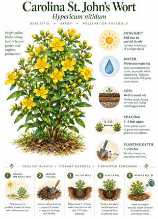 Pre-Order Carolina St. John's Wort (Hypericum Nitidum)