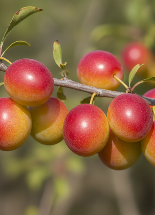 Chickasaw Plum (Prunus angustifolia) fruit