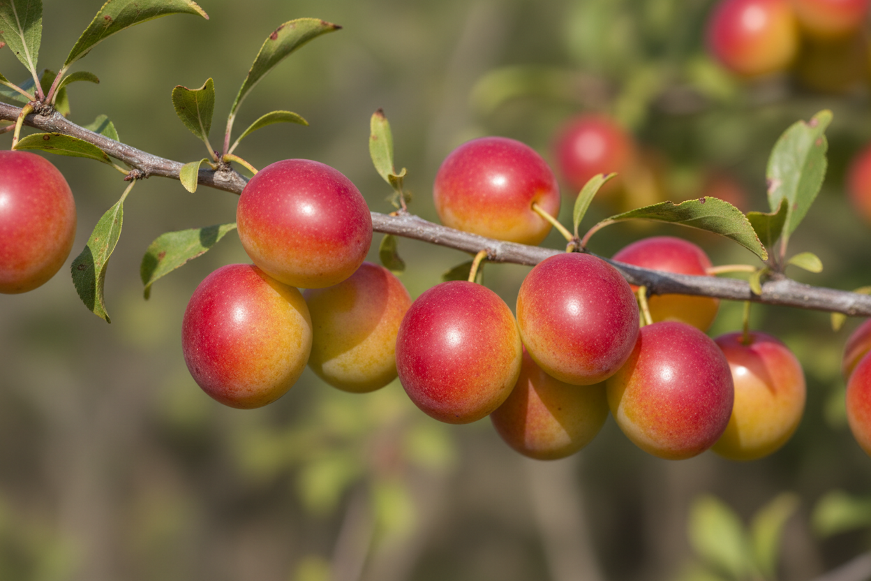 Chickasaw Plum (Prunus angustifolia) fruit