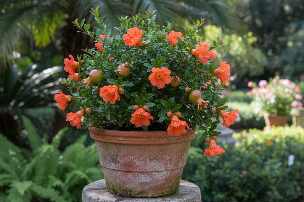 Dwarf Pomegranate (Punica Granatum Var. Nana)
