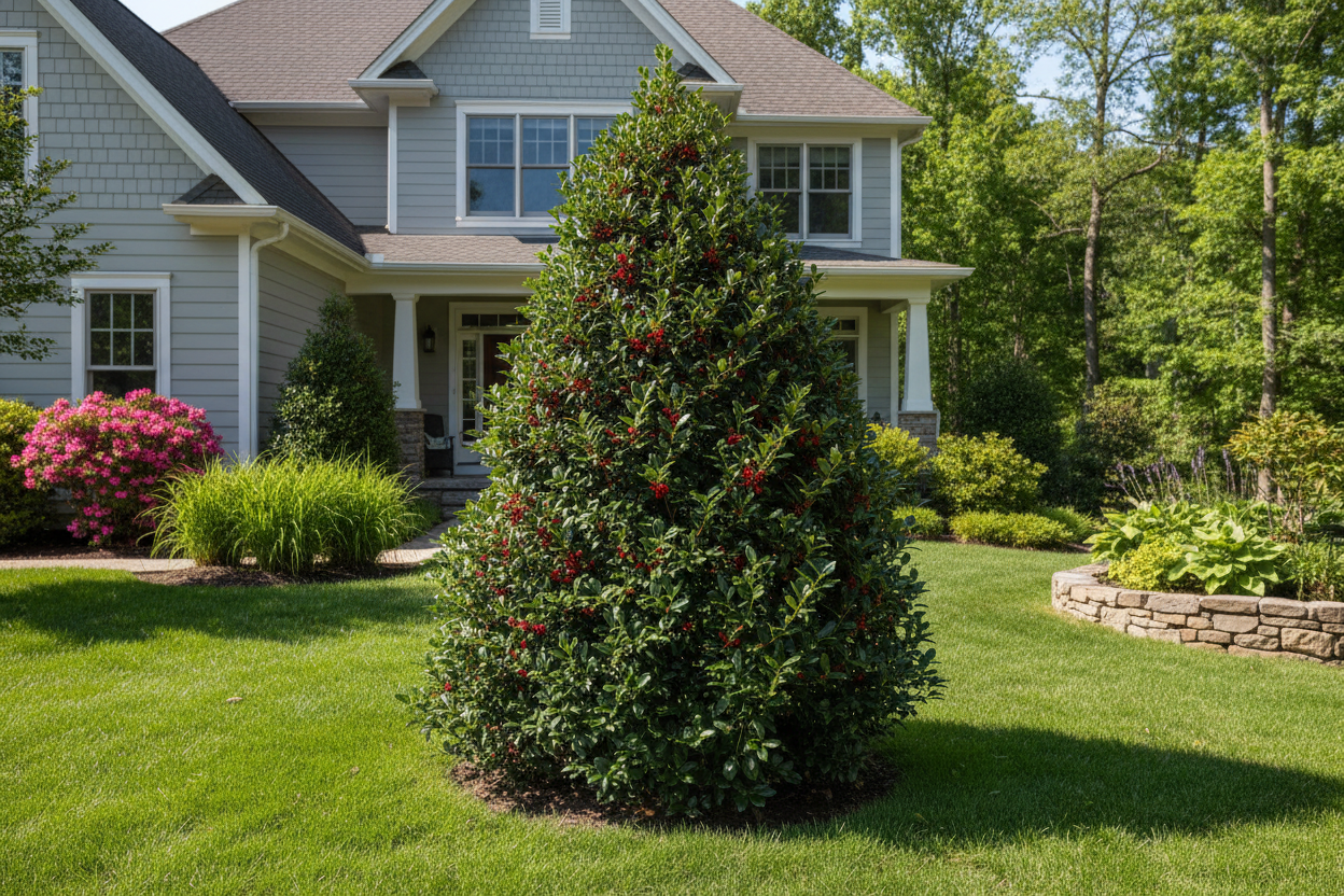 Eagleston Holly (Ilex X Attenuata)  in yard