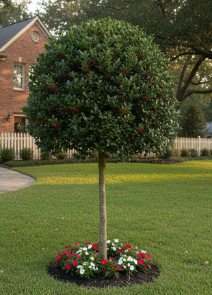 Eagleston Holly (Ilex X Attenuata) standard in yard