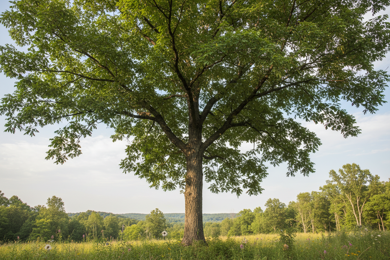 Green Ash (Fraxinus pennsylvanica) mature tree