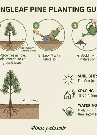 Long Leaf Pine (Pinus palustris)