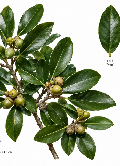 Pre-Order Myrtle Oak (Quercus myrtifolia)
