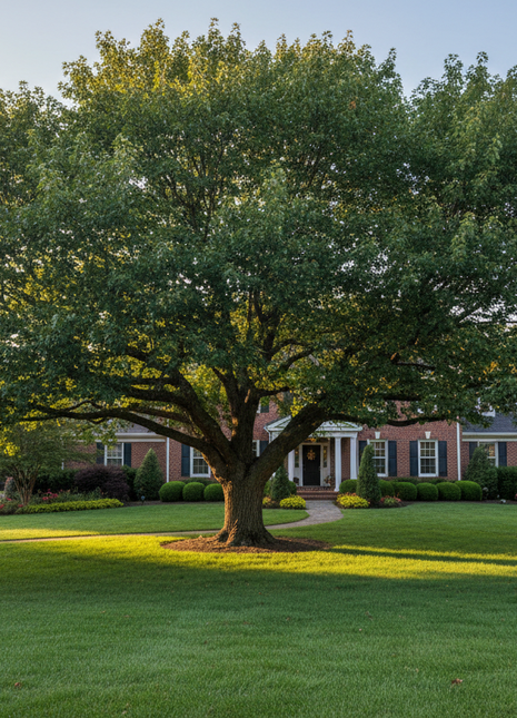Overcup Oak (Quercus Lyrata) in front yard