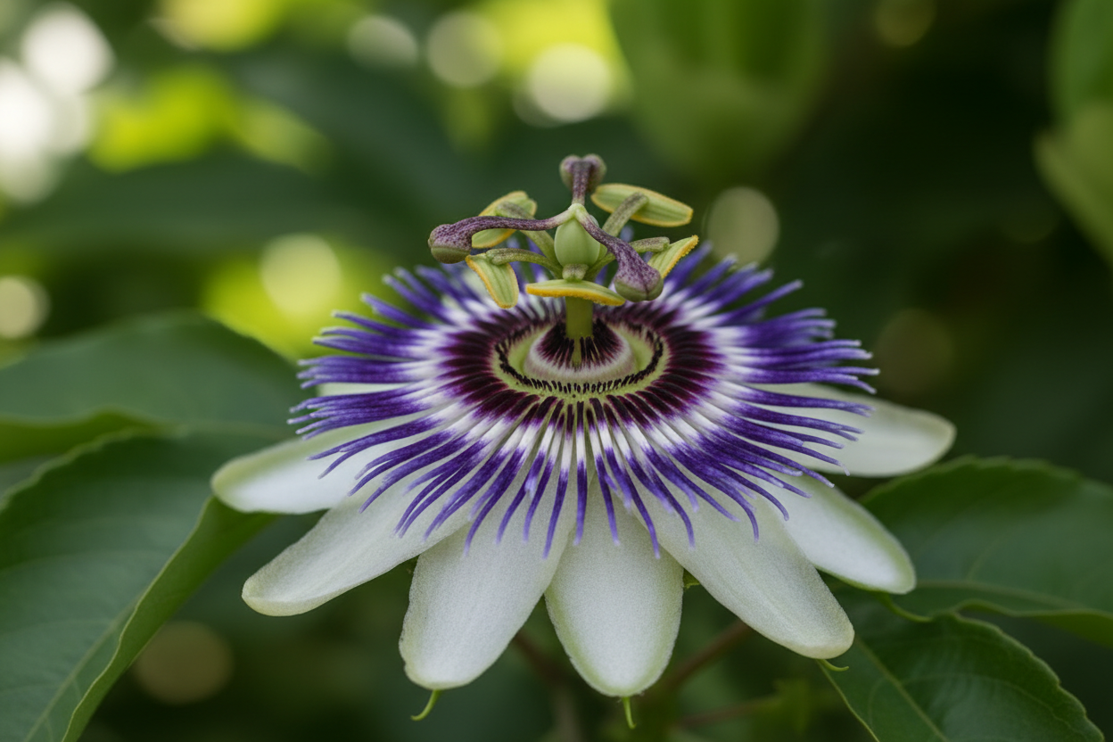Passion Fruit "Bounty" (Passiflora edulis 'Bounty') flower