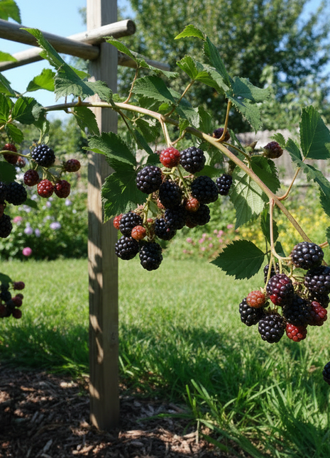 Prime-Ark® Freedom Blackberry Thornless (Rubus x) in yard