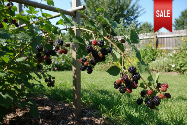 Prime-Ark® Freedom Blackberry Thornless (Rubus x) in yard