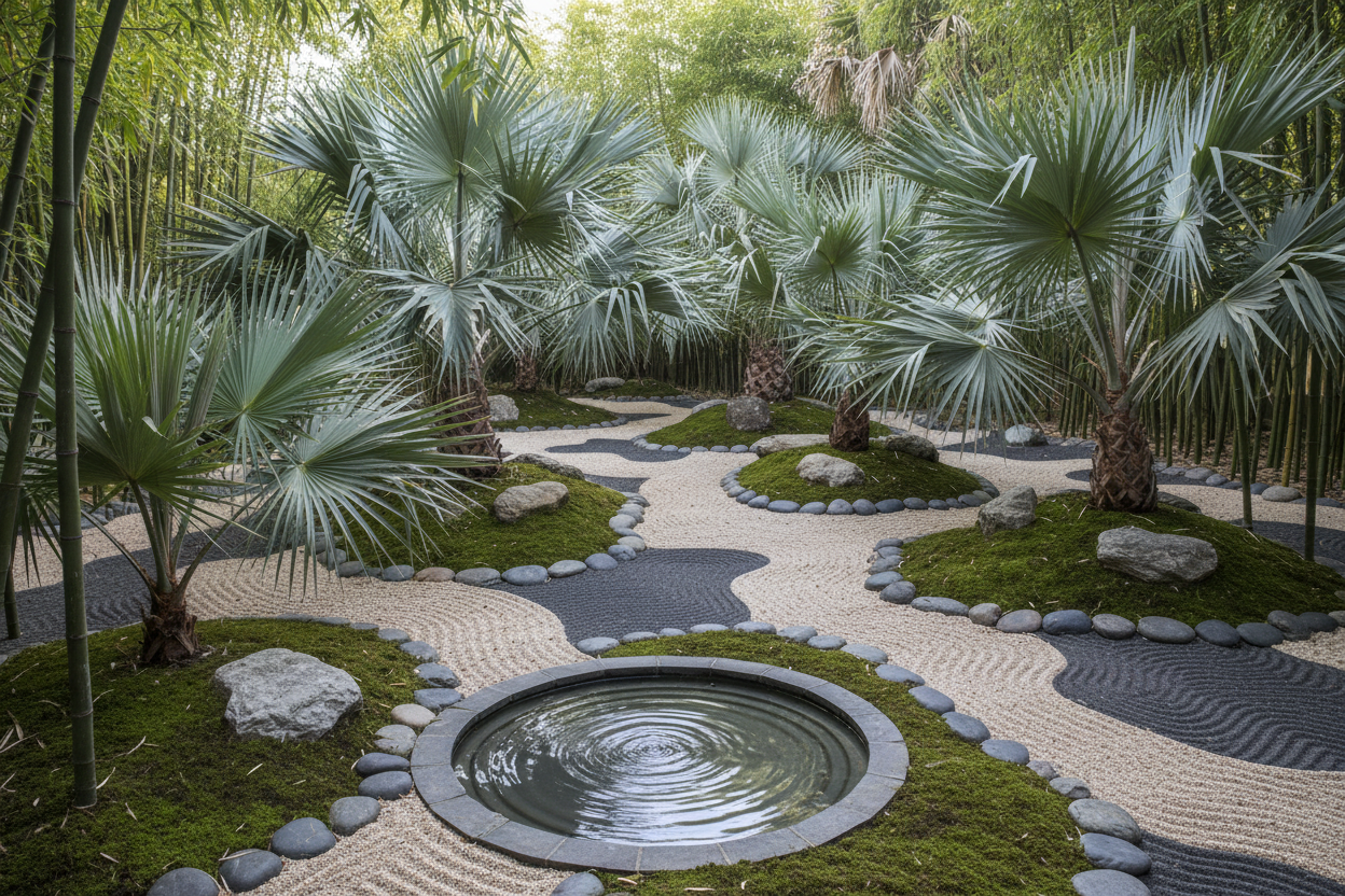 Silver Saw Palmettos (Serenoa repens 'Silver')